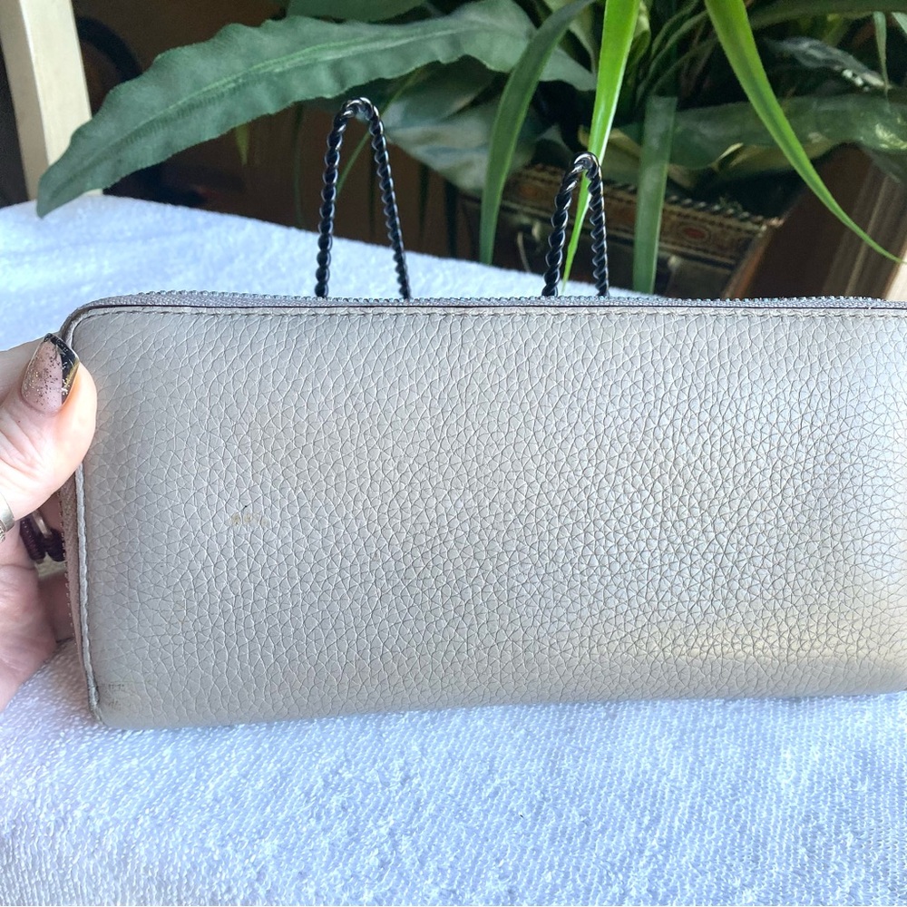 Michael Kors Large Jet Set Continental zip around travel wallet dove gray - Picture 5 of 14